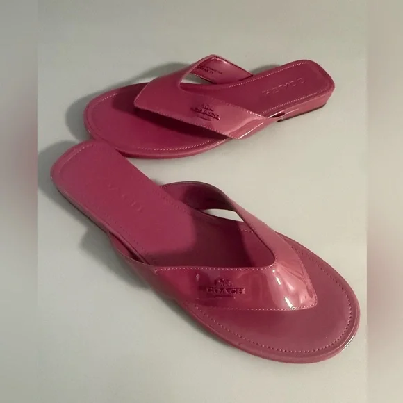 COACH FLAT SANDALS 9.5 - Picture 8 of 11